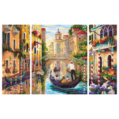 Venedig Die Stadt in der Lagune Triptychon Malen nach...